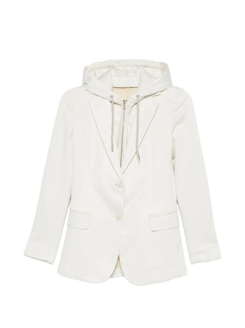 hooded blazer