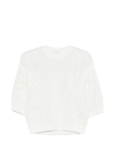 open-knit sweater
