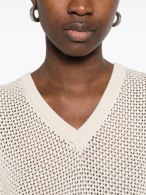 V-neck sweater
