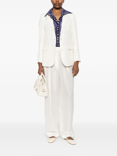 pleat trousers