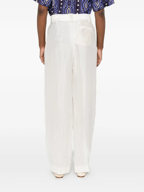 pleat trousers
