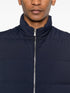 zip quilted gilet