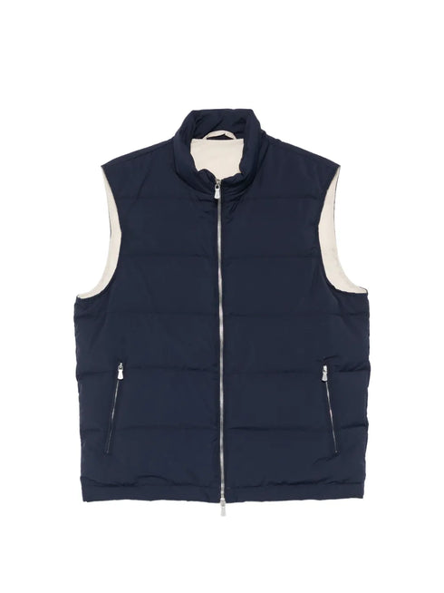 zip quilted gilet