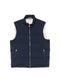 zip quilted gilet