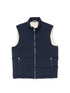 zip quilted gilet