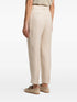 linen gabardine trousers