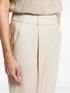 linen gabardine trousers