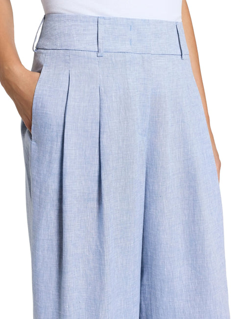 pleated palazzo pants