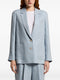 button patch-pocket blazer
