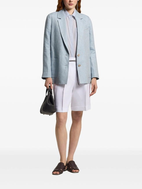 button patch-pocket blazer