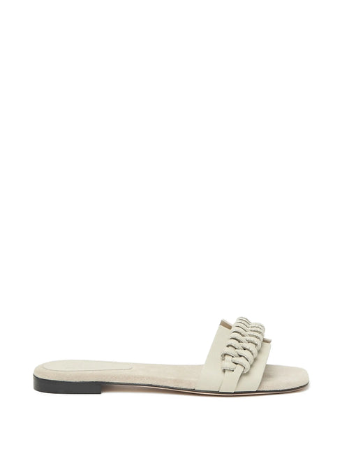 ruched-detail slides