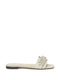 ruched-detail slides