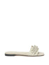 ruched-detail slides