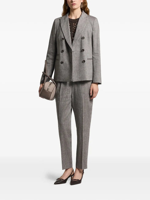 double-breasted blazer