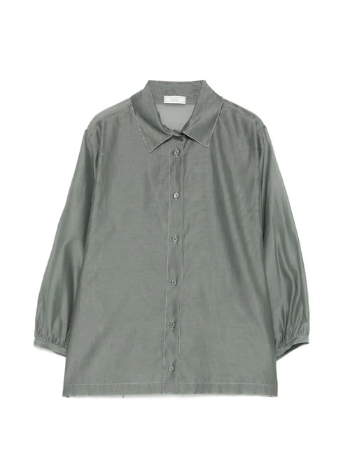 button sleeve shirt