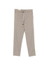 elasticated-waistband trousers