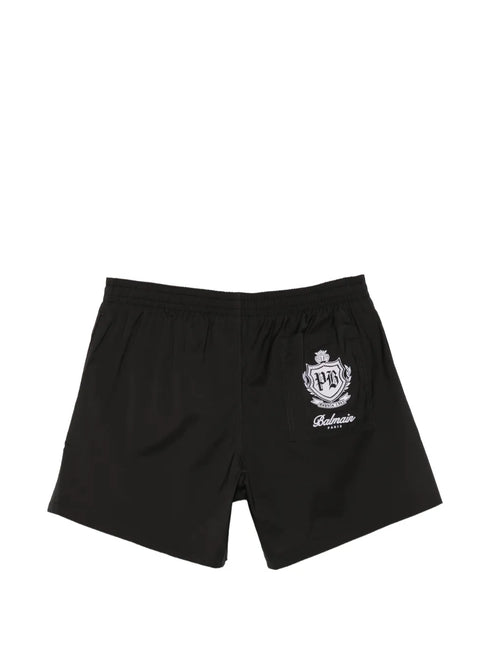 drawstring-fastening swim shorts