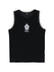 logo-embroidered tank top
