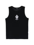 logo-embroidered tank top