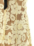crochet-lace midi dress
