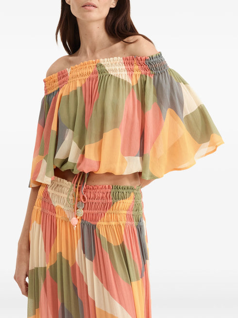 Highlight midi skirt