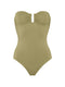 Cassiopée Bustier one-piece swimsuit