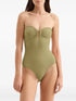 Cassiopée Bustier one-piece swimsuit