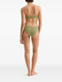 Show Bandeau ruched bikini top