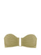Show Bandeau ruched bikini top