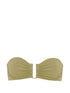 Show Bandeau ruched bikini top