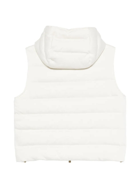 quilted-pattern gilet