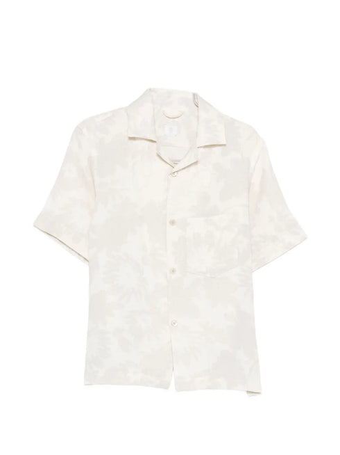 floral-print shirt