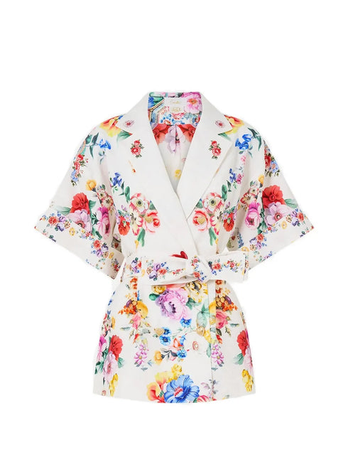 I Left My Heart In Granada double-breasted floral jacket