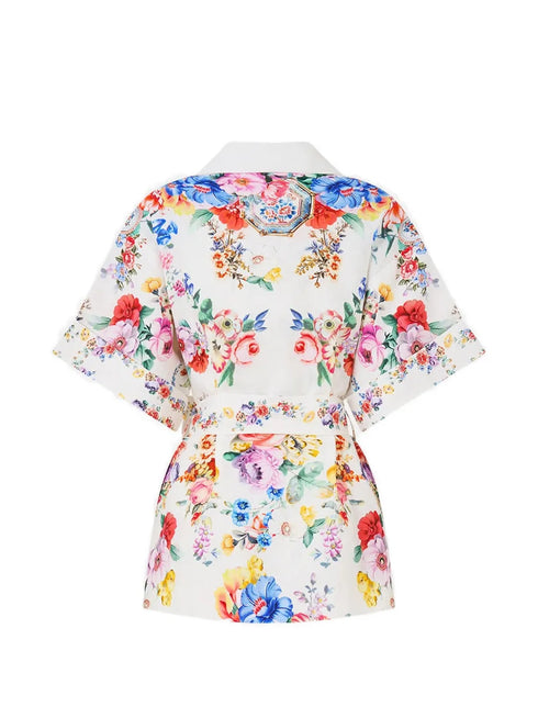 I Left My Heart In Granada double-breasted floral jacket