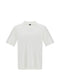 knitted cotton polo shirt