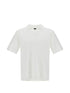knitted cotton polo shirt