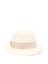 Panama bow-detail hat