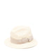 Panama bow-detail hat