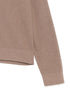 ribbed-knit zip-up cardigan