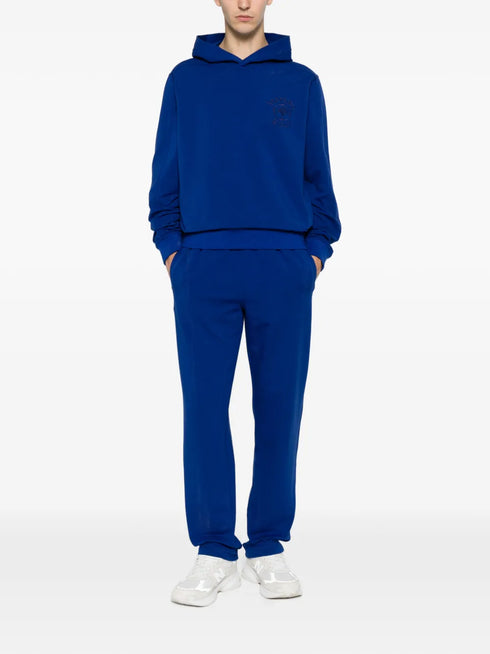 logo-embroidered hoodie