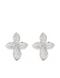 18kt white gold diamond earrings
