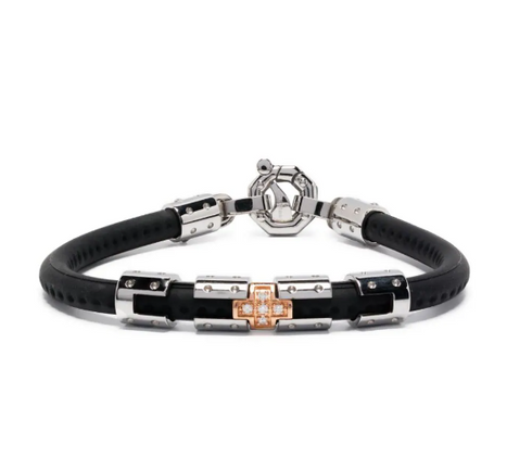 Pulsera de diamantes blancos de 18 quilates