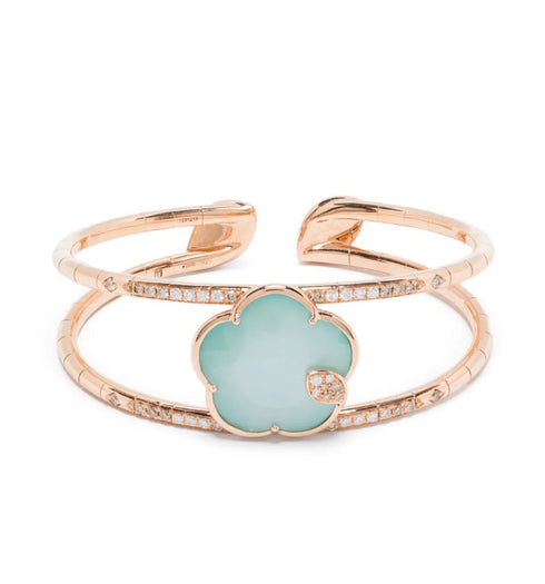 Браслет Ton Joli с бриллиантами из 18-каратного розового золота