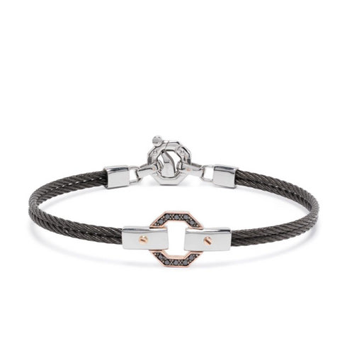 18kt rose gold diamond bracelet