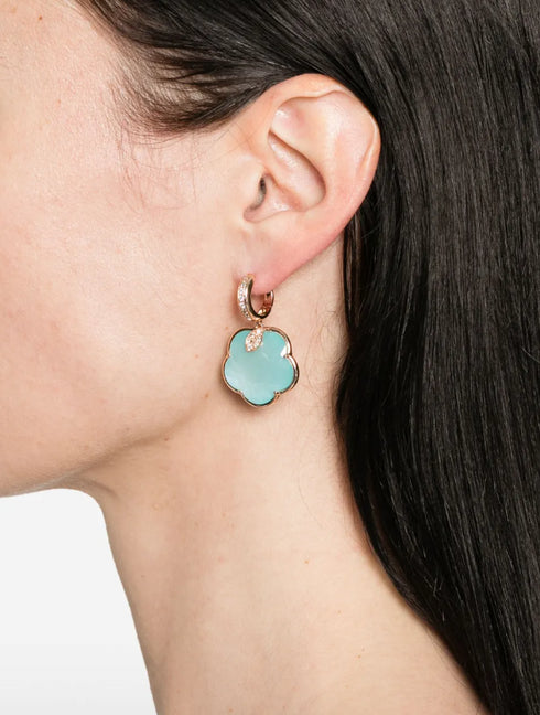 18K rose gold Ton Joli diamond earrings