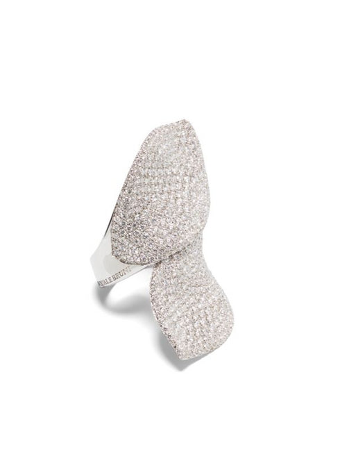 Anillo de diamantes Ama Feel en oro blanco de 18 kt