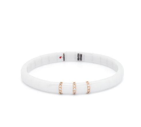 Браслет из 18-каратного розового золота с бриллиантами