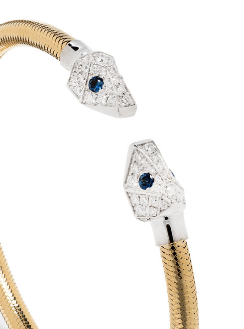 Браслет Nobile из желтого золота 18 карат с сапфирами