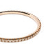 18kt rose gold brown diamond extensible bracelet