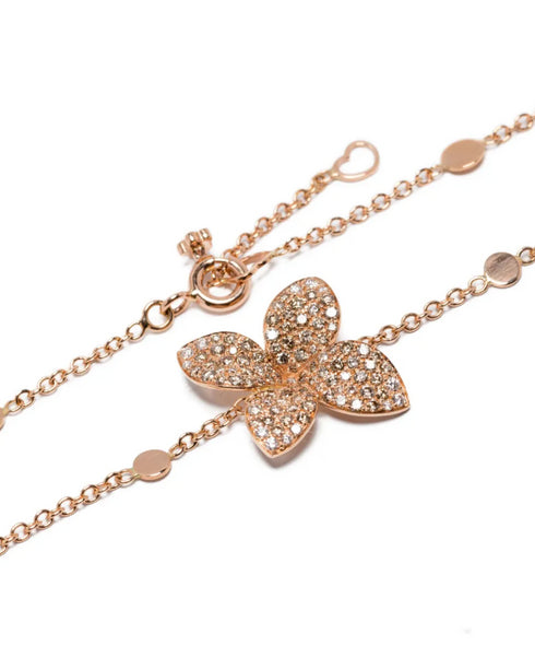 18K rose gold Giardini Segreti Opera diamond necklace